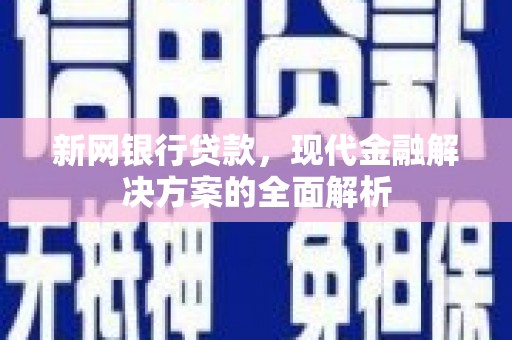 舟曲新网银行贷款，现代金融解决方案的全面解析