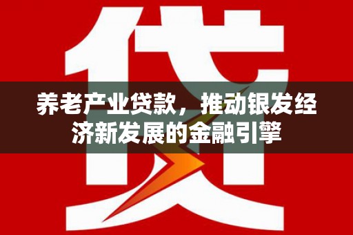 舟曲养老产业贷款，推动银发经济新发展的金融引擎