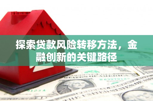 舟曲探索贷款风险转移方法，金融创新的关键路径