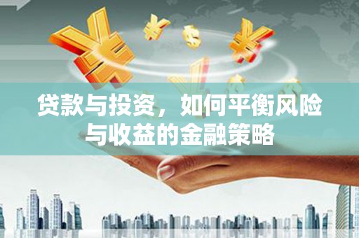 舟曲贷款与投资，如何平衡风险与收益的金融策略